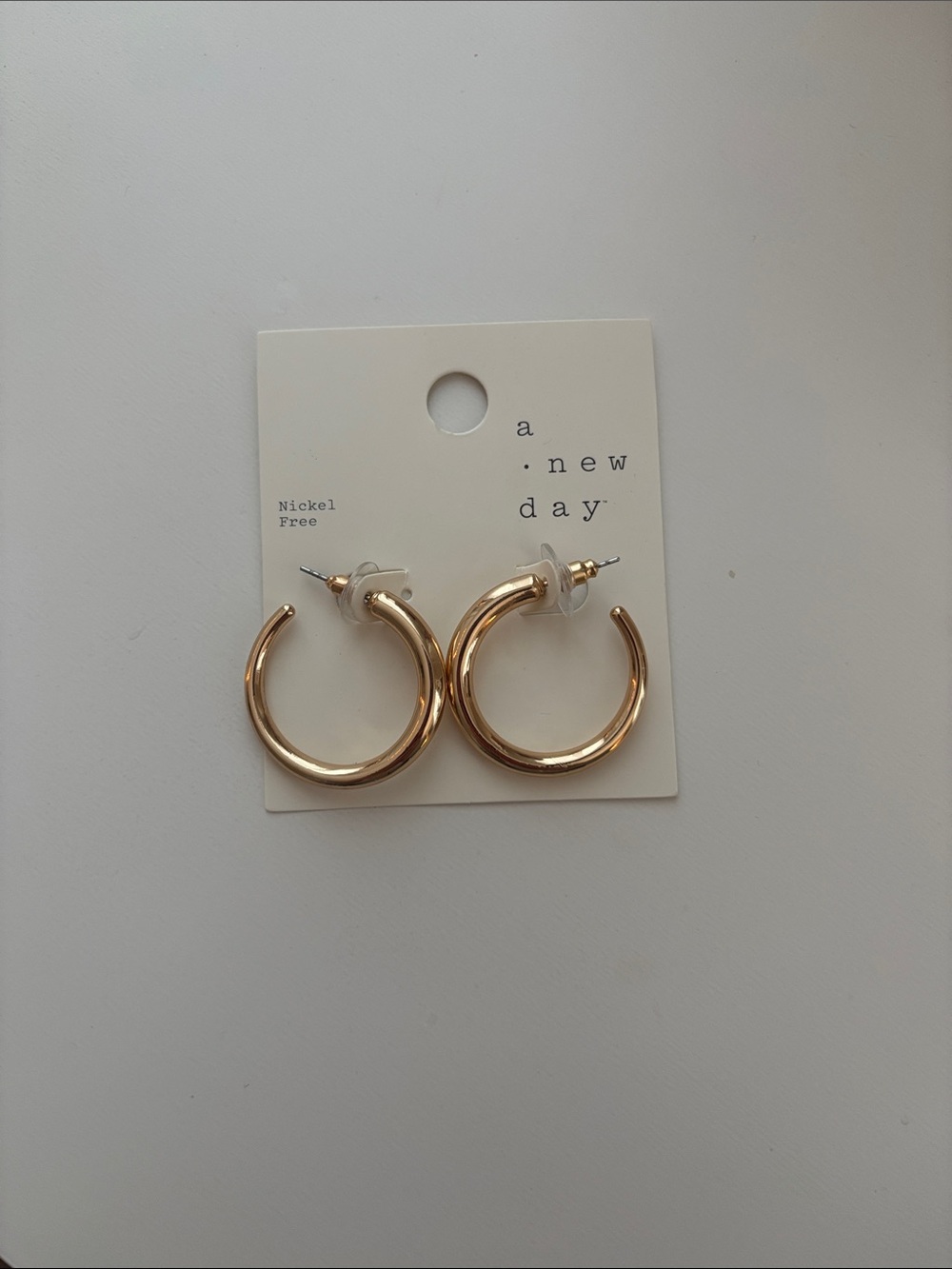 a new day Rose Gold Chunky Hoop Earrings